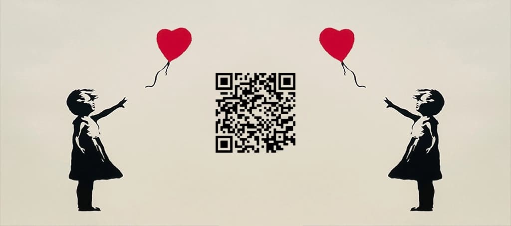 Heart Girl cup design by Banksy Museum